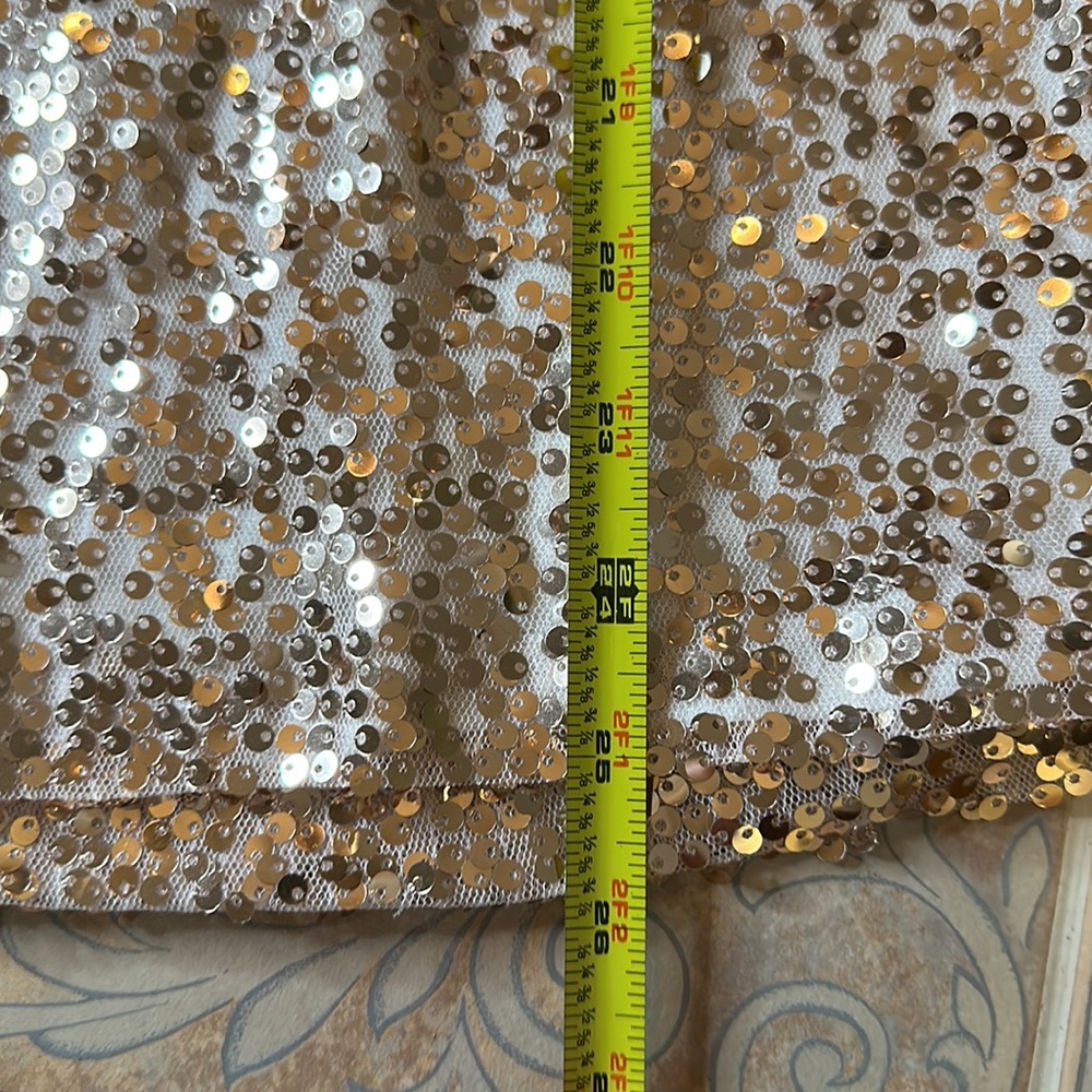 NWT Sequined Gold & Pink Lind Top - Picture 7 of 10